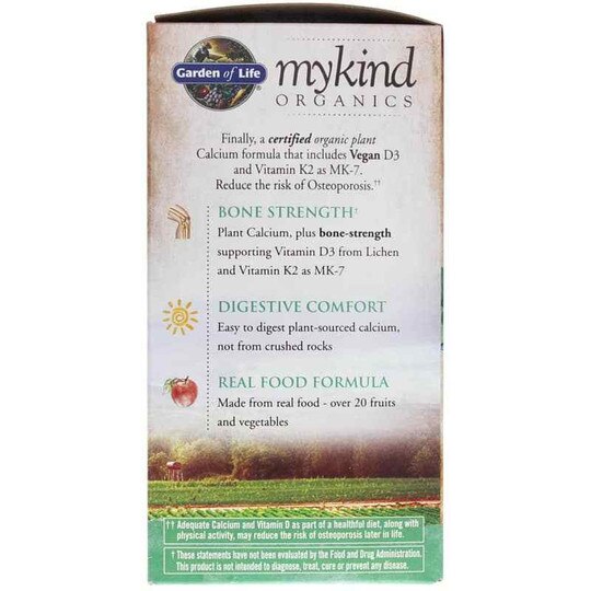 Organic Plant Calcium with Vegan D3, GOLM